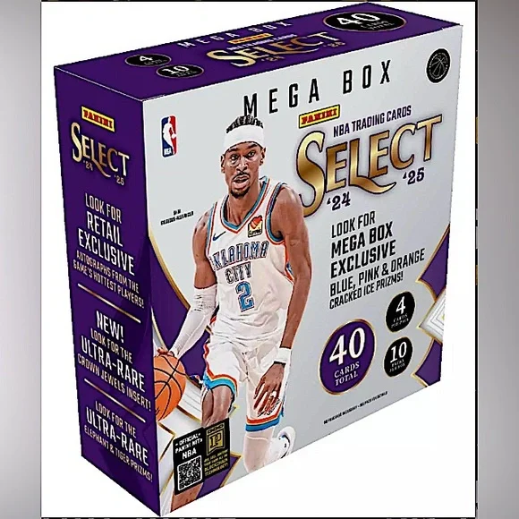 🏀 NBA - 2024-25 Panini Select Basketball Mega Box - NEW/SEALED🏀 - Picture 15 of 15